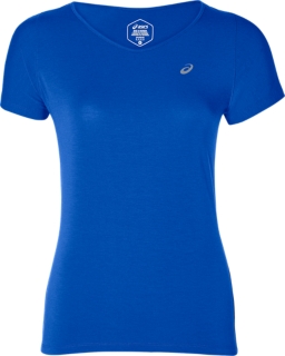 asics t shirt femme deepblue