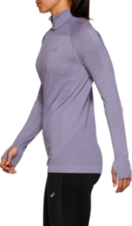 SEAMLESS LS 1/2 ZIP TOP, Image 3 of 6