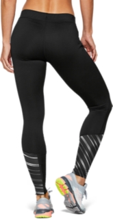 Asics Lite-Show Womens Long Running Tights - Black – Start Fitness