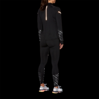 Asics Running lite-show reflective tights in black 154580-0904