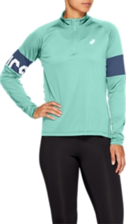 Asics women's 1/2 zip sale