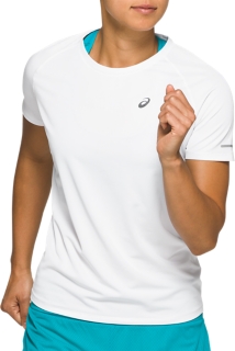 VENTILATE SS TOP Brilliant White T Shirts Tops ASICS