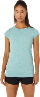 WOMEN'S RACE SEAMLESS SHORT SLEEVE TOP | Sage | T-Shirts & Tops