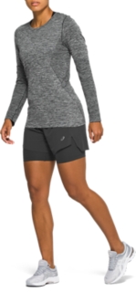 WOMEN'S RACE SEAMLESS LONG SLEEVE, Performance Black