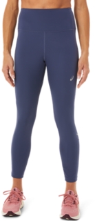 Asics High Waist 2 Womens Long Running Tights - Blue