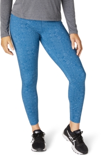 ASICS Women's SEAMLESS TIGHT, Thunder Blue Tights & Leggings ASICS