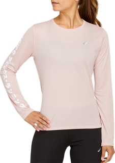 asics t shirt femme beige