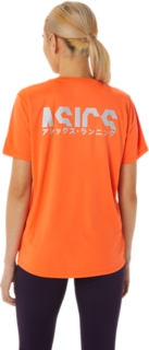 W'S ランニングASICSショートスリーブトップ ノヴァオレンジ レディース Tシャツ・ポロシャツ【ASICS公式】