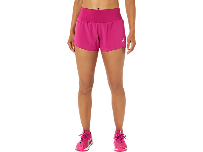 Image 1 of 7 of Women's Fuchsia Red ROAD 3.5IN SHORT Shorts pour femmes