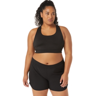 Women's P.E NATION X ASICS TRACKLITE SPORTS BRA, Black