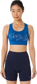 WOMEN'S PR LYTE BRA, Lake Drive/Clear Blue, Sports Bras