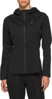 asics woven women's running jacket