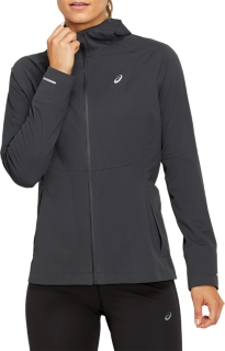 asics woven women's running jacket