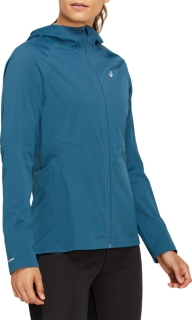 asics accelerate women's running jacket