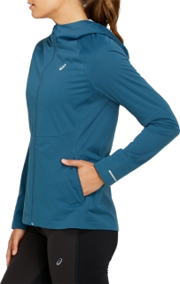 asics accelerate women's running jacket