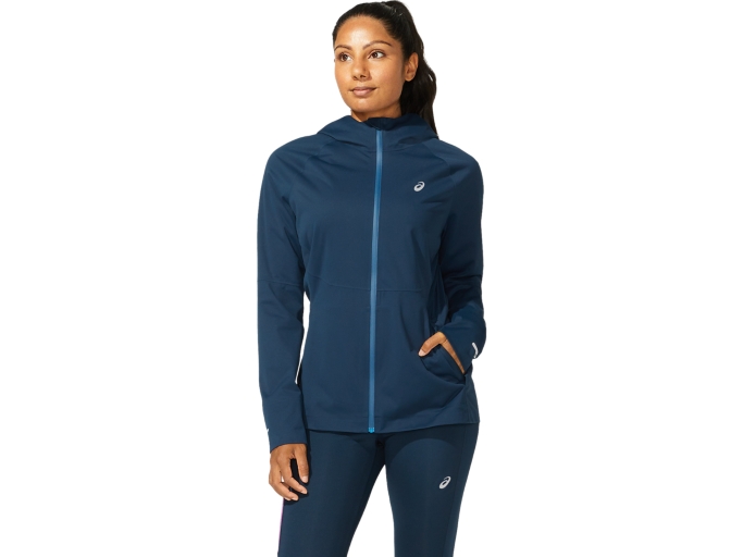 WOMEN'S ACCELERATE JACKET | French Blue | Jackets & Outerwear | ASICS