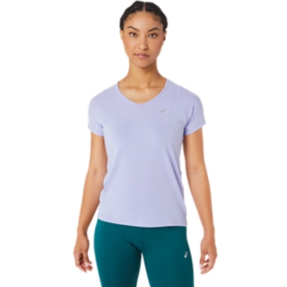 Women's miler v-neck running cheap shirt