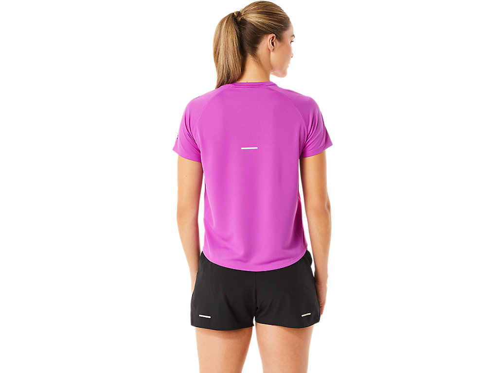 Women\'s ICON SS TOP | Orchid/Performance Black | Short Sleeve Tops | ASICS  Outlet UK