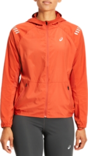 asics woven women's running jacket