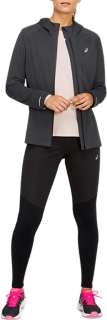 WOMEN'S WINDBLOCK TIGHT, Performance Black, Tights & Leggings