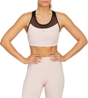 Reebok Studio Strappy Mesh Medium-Impact Bra - Women's