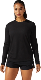 WOMEN'S READY-SET II LONG SLEEVE TOP | Performance Black | T-Shirts ...