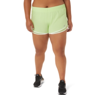 WOMEN'S PR LYTE 2.5IN RUN SHORT | Lime Green/Brilliant White | Shorts &  Pants | ASICS