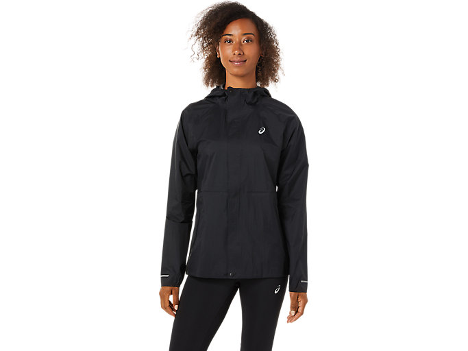 Image 1 of 8 of Women's Performance Black LIGHTWEIGHT WATERPROOF JACKET Chaquetas y chalecos para mujer