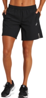 preámbulo rodillo zapatilla Women's SPORT 7IN SLIT SHORT | Performance Black | Pantalones cortos |  ASICS Outlet