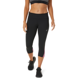 Women's SPORT RUN KNEE TIGHT, Performance Black, Tights & Leggings