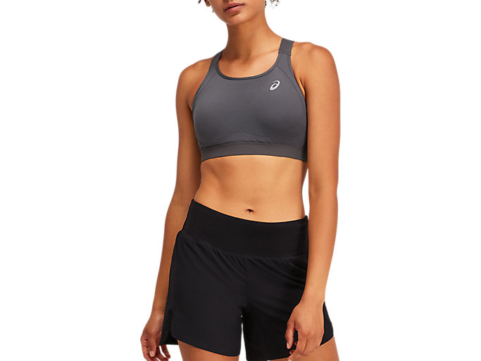 Image 1 of 6 of Women's Dark Grey HIGH SUPPORT BRA Women's Sports Bras for Running & Workouts