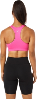 WOMEN'S SPIRAL ASICS BRA, Pink Glo/Pink Glo, Sports Bras