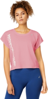 Asics t store shirt rose