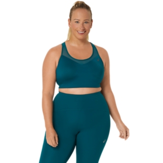 WOMEN'S ACCELERATE BRA, Rich Teal, Sports Bras