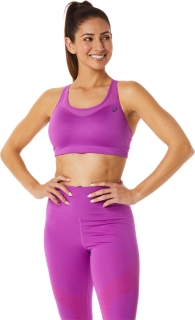 Women's ACCELERATE BRA, Eggplant, Sports Bras