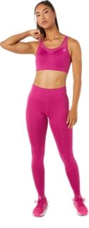 WOMEN'S ACCELERATE BRA, Fuchsia Red, Sports Bras