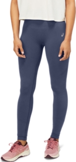 Asics High Waist 2 Womens Long Running Tights - Blue