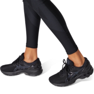 Mens ASICS black Finish Advantage Leggings