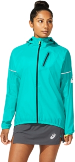 FUJITRAIL JACKET Women Baltic Jewel Womens Trail Running Clothing ASICS Australia