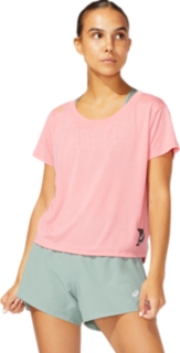 Alternative image view of SAKURA SS CROP TOP, Peach Petal