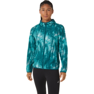 WOMEN'S PACKABLE JACKET | Sea Glass Tie Dye Print | Jackets