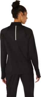 WOMEN'S THERMOPOLIS HALF ZIP, Performance Black