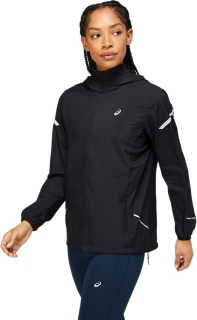 Black WOMEN\'S Outerwear LITE-SHOW JACKET Performance | Jackets | | & ASICS