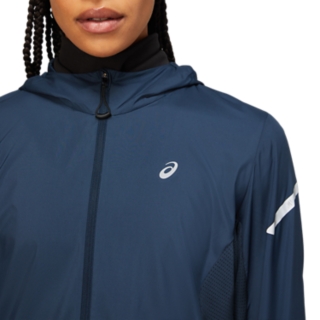 WOMEN\'S LITE-SHOW JACKET Blue Jackets & Outerwear | ASICS | | French