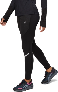 WOMEN'S LITE-SHOW WINTER TIGHT, Performance Black, Tights & Leggings