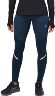 Women's SPORT RFLC TIGHT, Performance Black/ Clear Blue