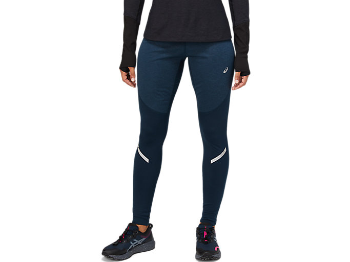 Image 1 of 7 of Women's French Blue LITE-SHOW WINTER TIGHT Women's Running & Sports Tights & Leggings