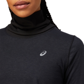 WOMEN'S WOOL RIB LONG SLEEVE TOP