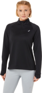 Women's Performance Quarter Zip - Black / L in 2023