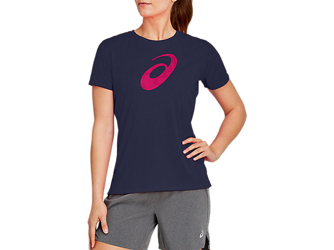 Image 1 of 3 of Women's Peacoat/Bright Rose SPORT GPXTOP Women's Sports Short Sleeve Shirts